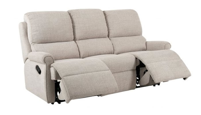 GPlan Lingfield 3 Seater Manual Recliner Loom Shale